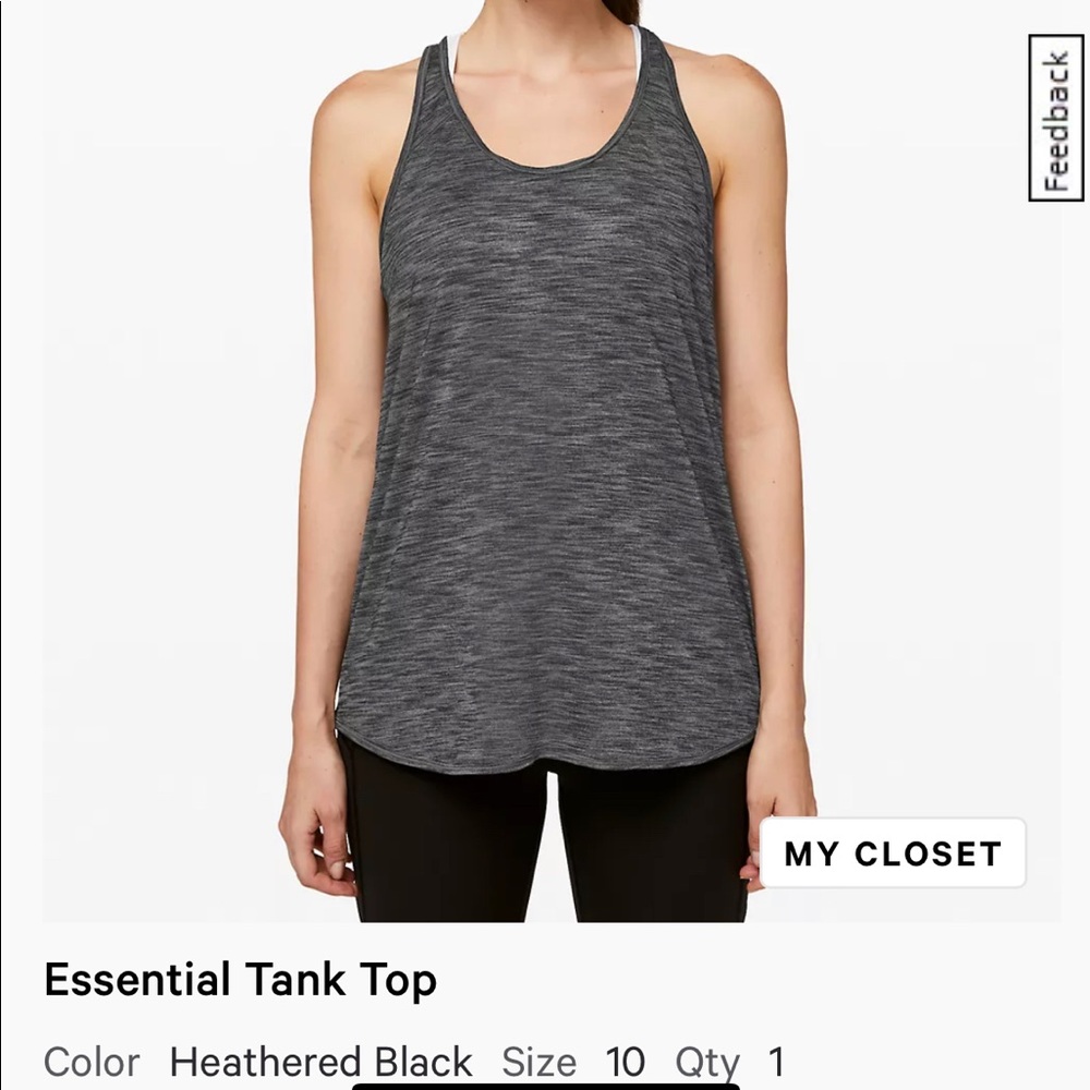 Lululemon essential tank top
